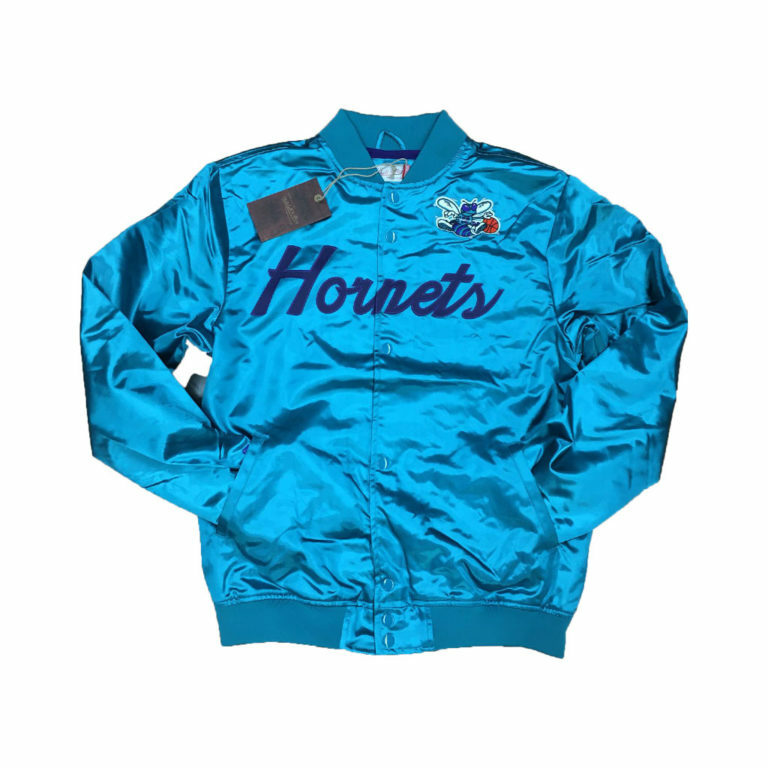 mitchell and ness charlotte hornets jacket